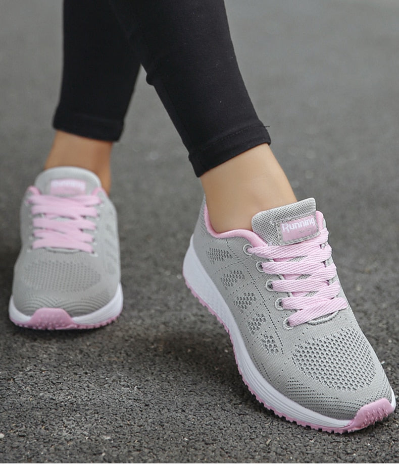 Damen Sneaker Leichtgewicht Sportliche Freizeitschuhe für Alltag & Fitness