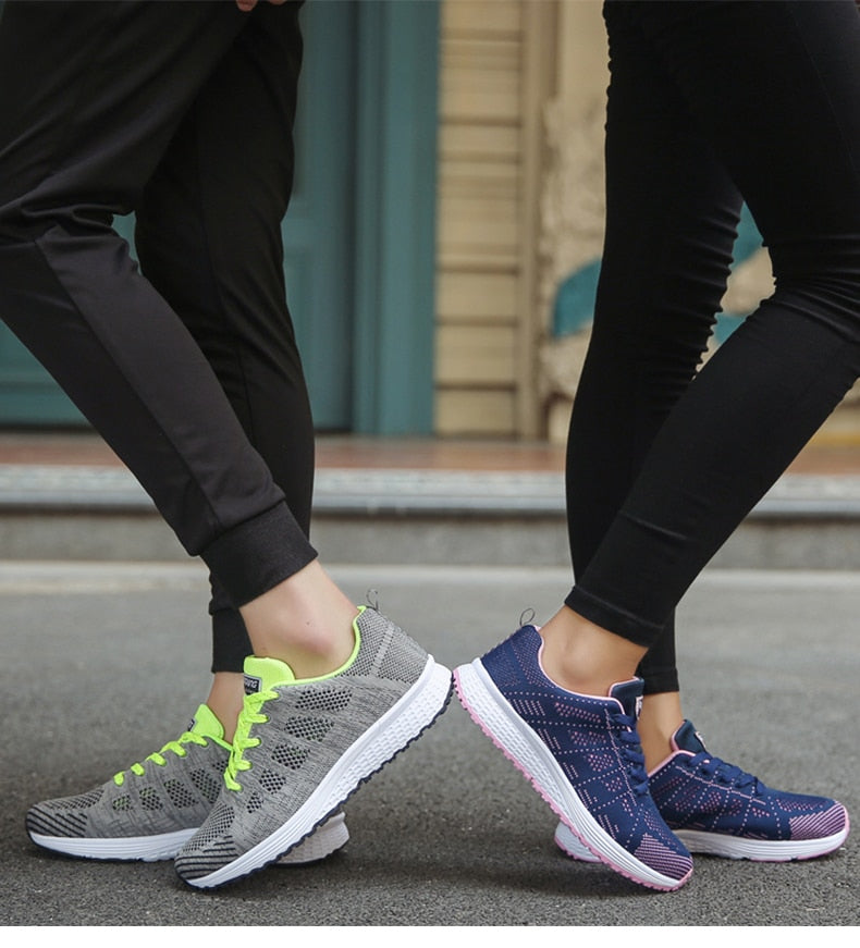 Damen Sneaker Leichtgewicht Sportliche Freizeitschuhe für Alltag & Fitness
