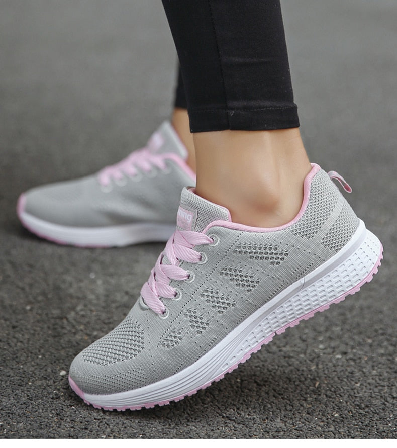 Damen Sneaker Leichtgewicht Sportliche Freizeitschuhe für Alltag & Fitness