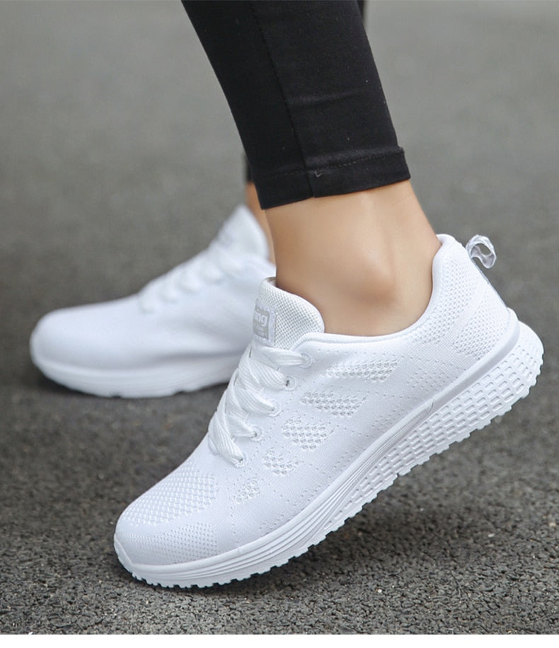 Damen Sneaker Leichtgewicht Sportliche Freizeitschuhe für Alltag & Fitness