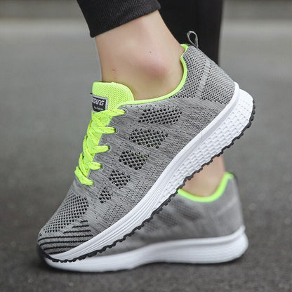 Damen Sneaker Leichtgewicht Sportliche Freizeitschuhe für Alltag & Fitness