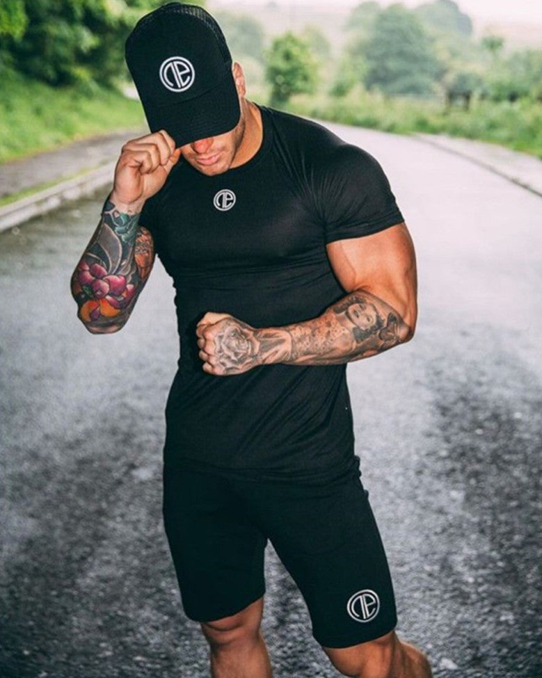 Brendan – Fünf-Punkte Herren-Shorts aus Baumwolle für Fitness und Training