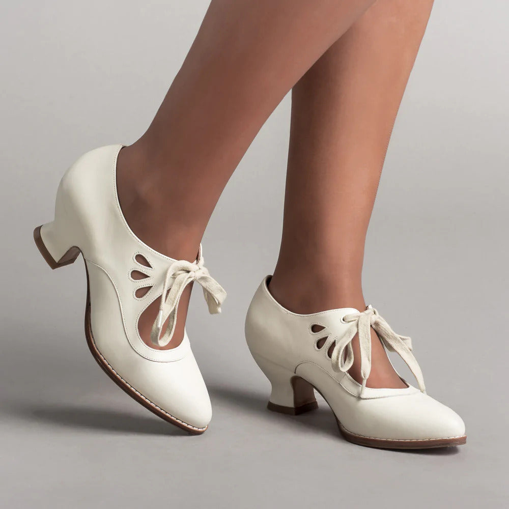 Stephanie – Elegante Schnürstiefeletten mit hohem Absatz