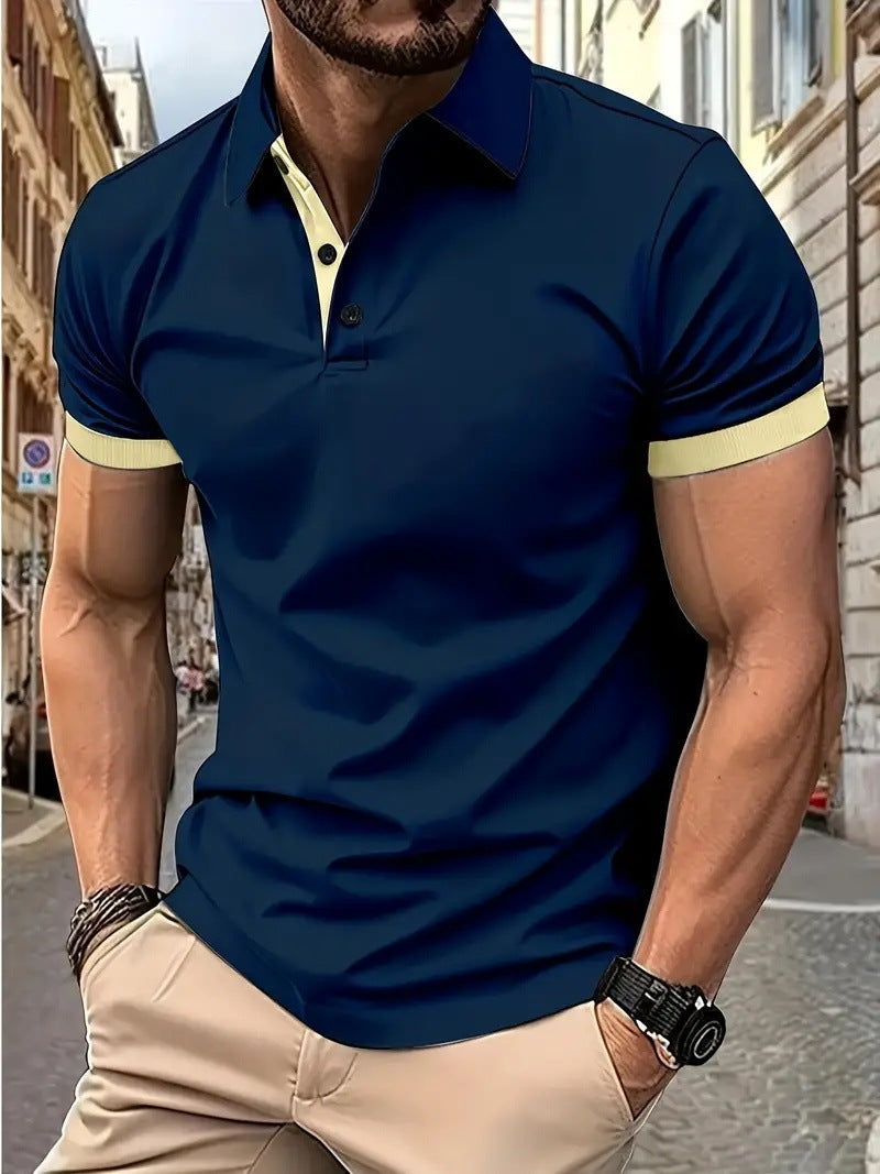 Liam – 3D Poloshirt mit kurzem Ärmel für Herren