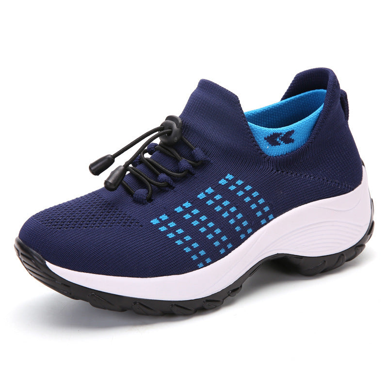 Amanda – Hoch elastische atmungsaktive Sportschuhe für Damen mit fliegendem Gewebe