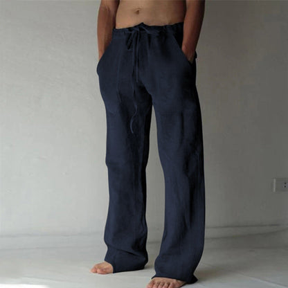 Herren Freizeithose Jogginghose Japanischer Stil Locker Gerade Bein