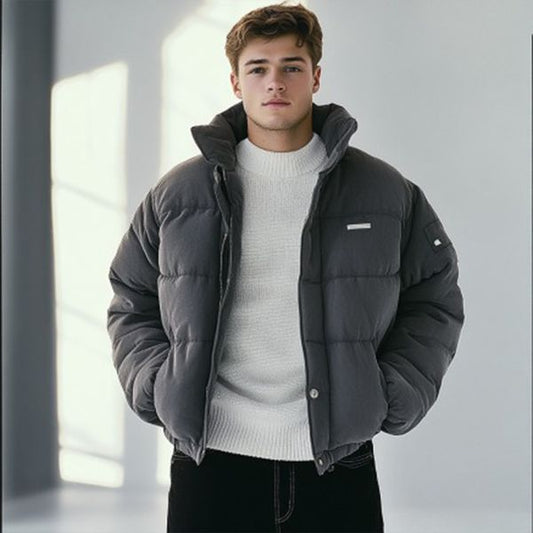 Herren Winter Steppjacke – Stilvolle Outdoor Jacke für kalte Tage