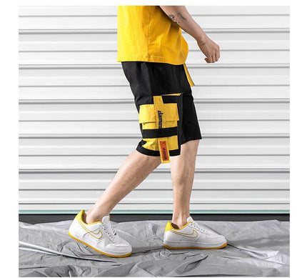 Roger – Bequeme Herren-Hip-Hop-Shorts in Schwarz