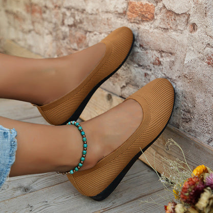 Marie – Runde Zehen Flache Damen Pumps