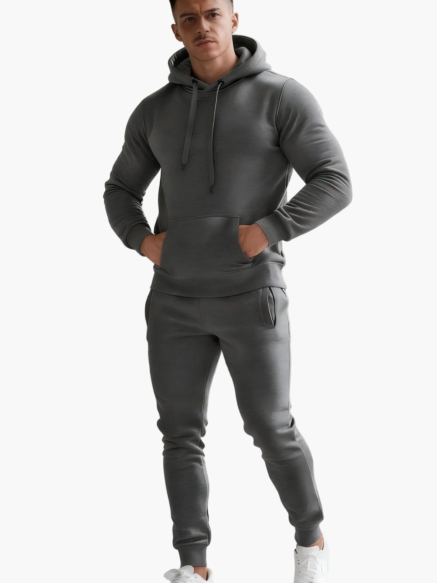 Herren Kapuzenpullover Trainingsanzug Set – Modernes Freizeit-Outfit für Sport & Alltag