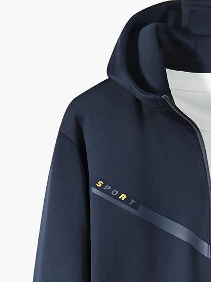 Herren Trainingsanzug Sport Set mit Kapuze – Freizeit & Fitness, Zweiteiler, Modernes Design