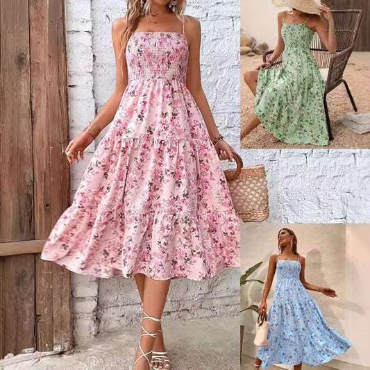 Zoe – Florales Sommer Strandkleid