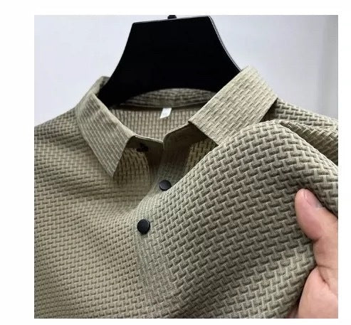 Philip – Kurzarm-T-Shirt aus Mesh-Ice-Seide