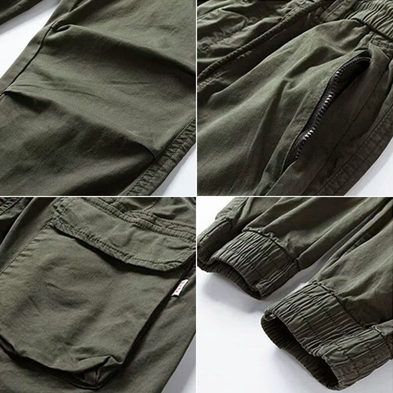 Herren Cargo Jogger – Urban Streetwear Style Freizeithose mit Taschen – Perfekt für Alltag, Sport & Outdoor