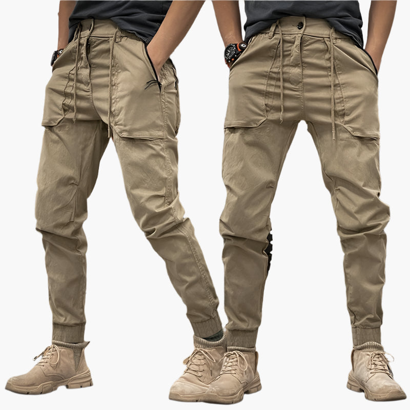 Herren Cargo Jogger – Urban Streetwear Style Freizeithose mit Taschen – Perfekt für Alltag, Sport & Outdoor