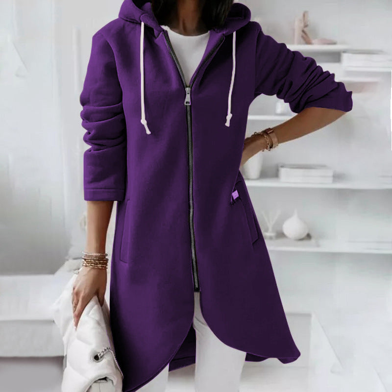 Tamara – Kapuzen-Sweatshirt mit Reißverschluss und Taschen
