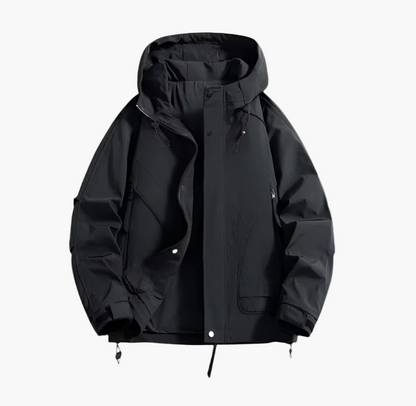 Herren Outdoor Windbreaker Jacke – Wasserdicht, Winddicht, Atmungsaktiv, Allrounder für Freizeit und Abenteuer
