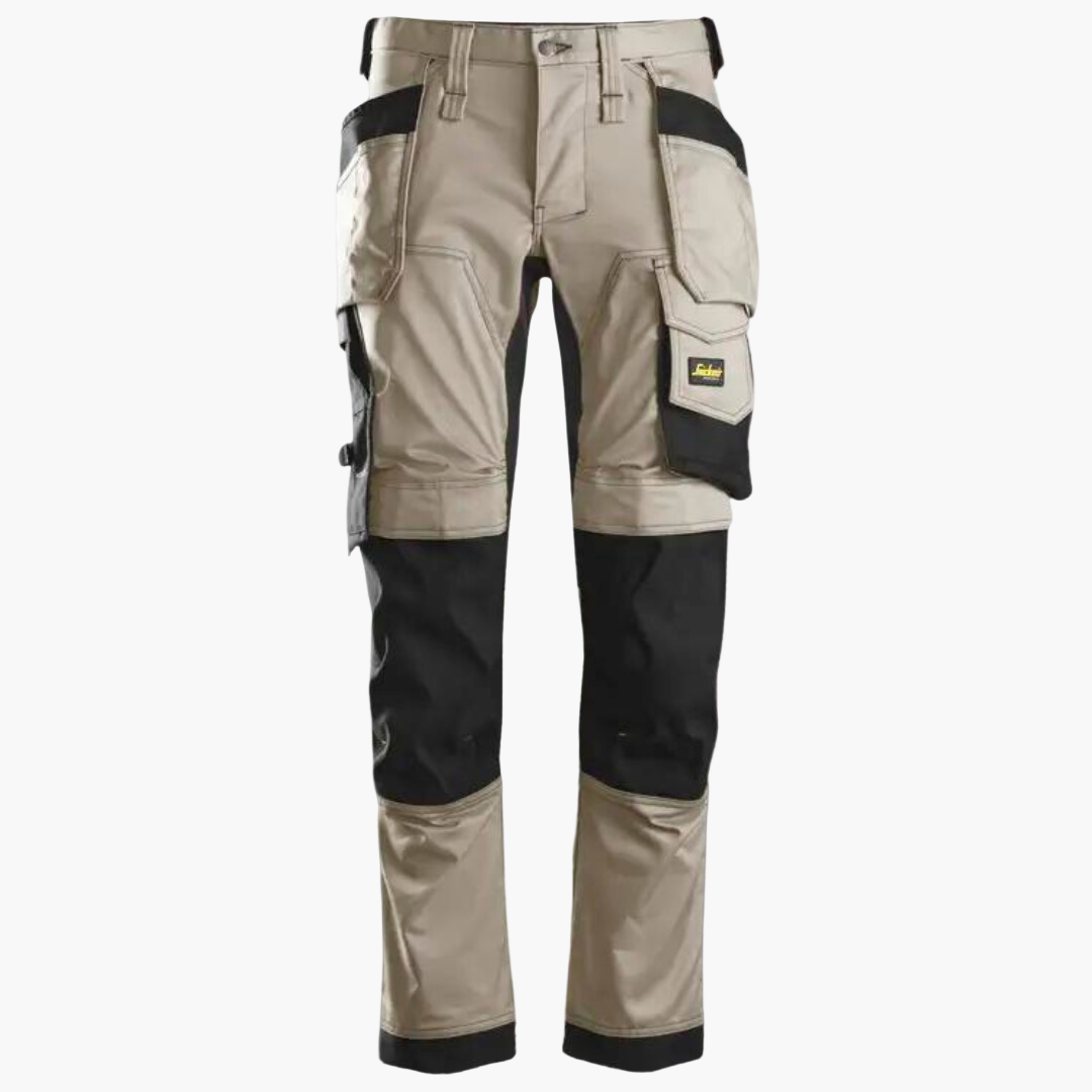 Herren Arbeitshose mit Holstertaschen und Stretch – Profi Workwear für Handwerker