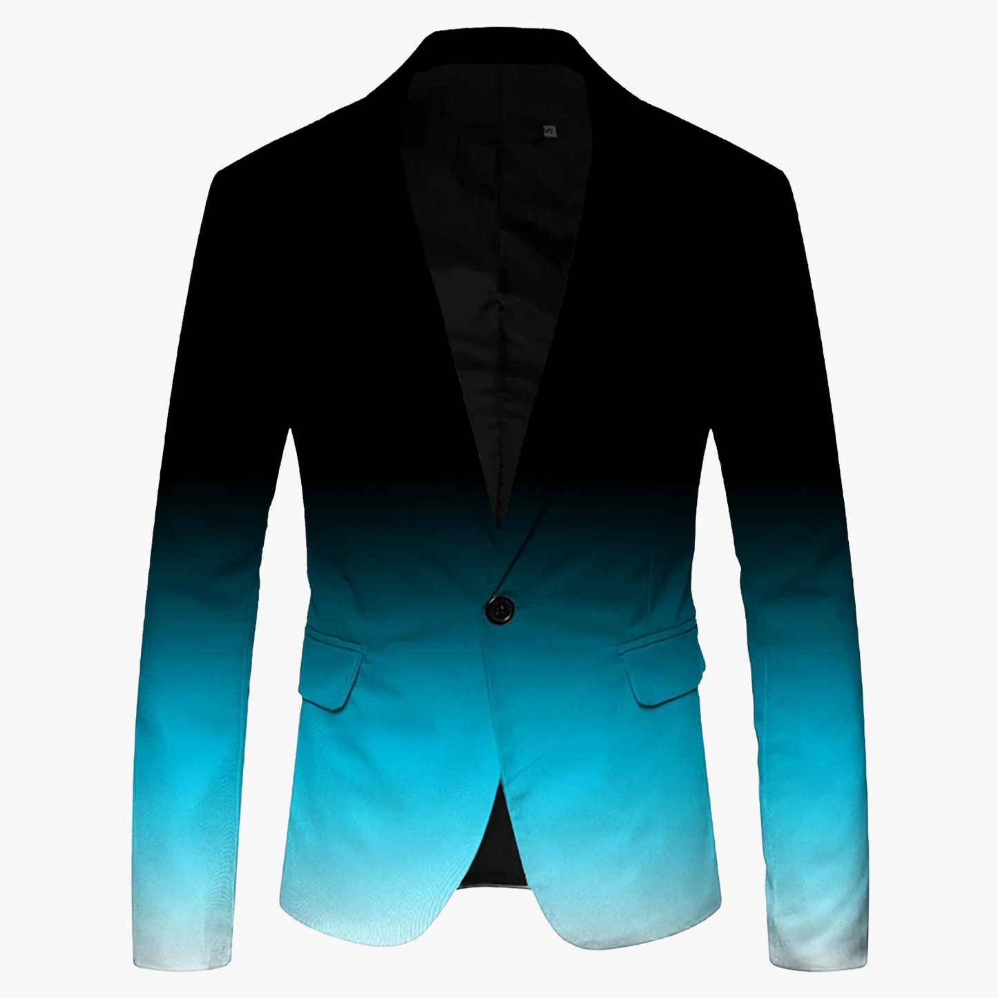 Herren Slim Fit Blazer Modern Ein-Knopf Sakko für Business und Freizeit