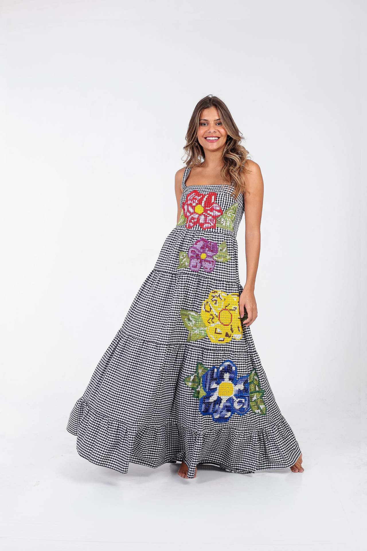 Kelly – Langes Strandkleid für Damen