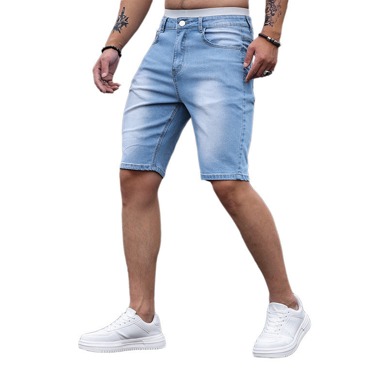 Billy – Drei-Farben Stretch Denim Shorts