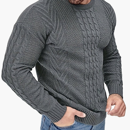 Herren Strickpullover Grobstrick Modern Casual Winterpullover