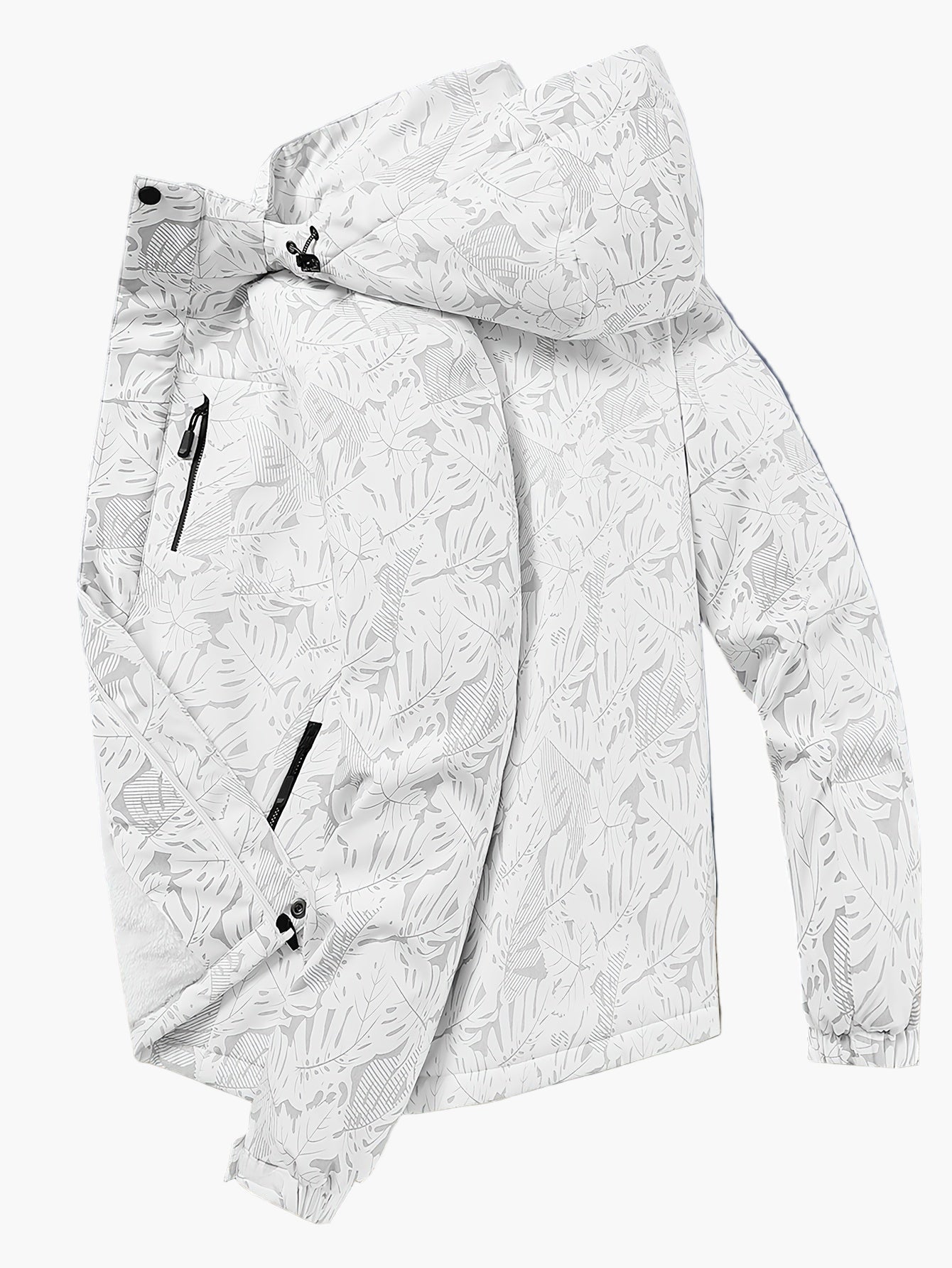 Herren Outdoor Funktionsjacke mit Kapuze – Sportlicher Windbreaker für Wandern & Freizeit