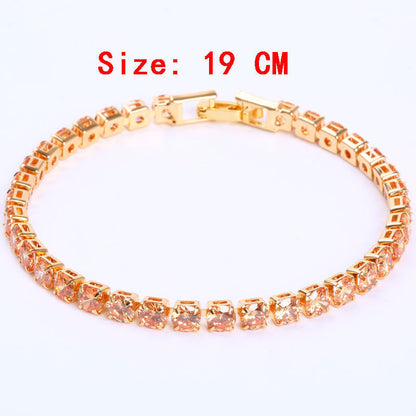 Jacqueline – Einfaches Gang-Dreh-Zirkonarmband