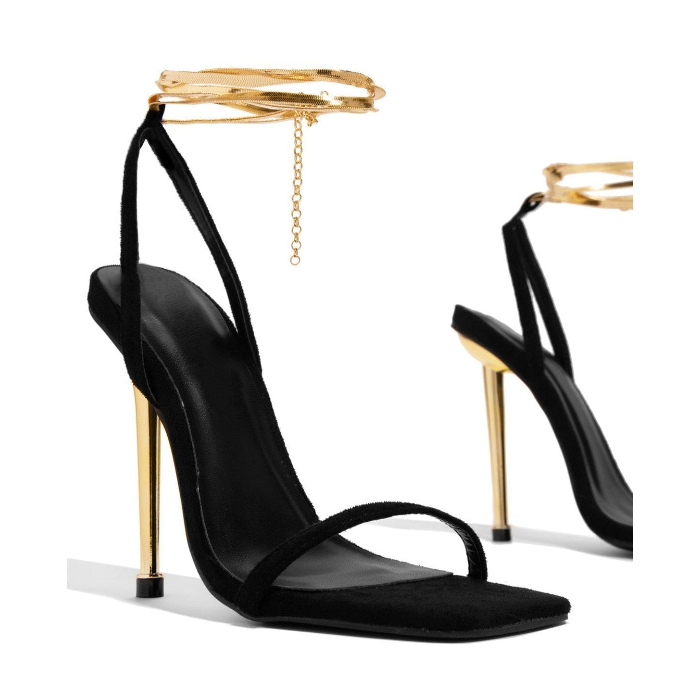 Jessica – Hochwertige Damen-Ankle-Ring Schnür-Heels
