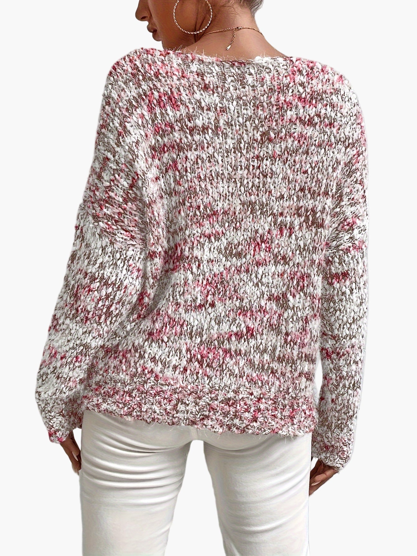 Damen Pullover im lockeren Casual-Stil – Modischer Strickpullover für Alltag und Freizeit