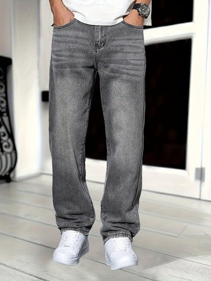 Herren Relaxed Fit Jeans – Urban Style für Alltag und Freizeit