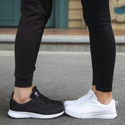 Damen Sneaker Freizeitschuhe mit Atmungsaktivem Mesh – Bequeme Sportschuhe für Alltag, Fitness & Spaziergänge