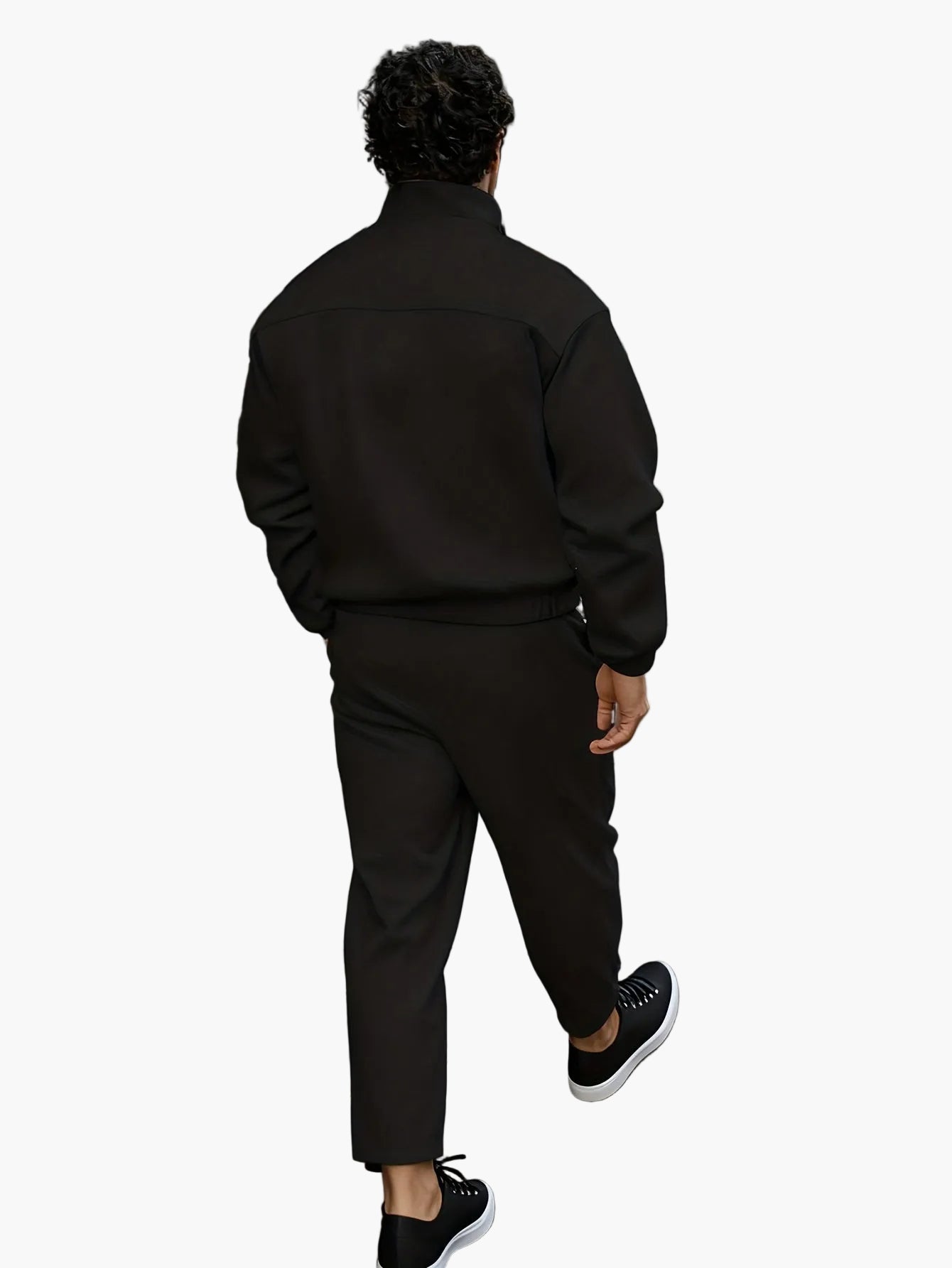 Herren Freizeit Trainingsanzug mit Reißverschluss – Modischer Streetwear Jogginganzug für Alltag und Sport