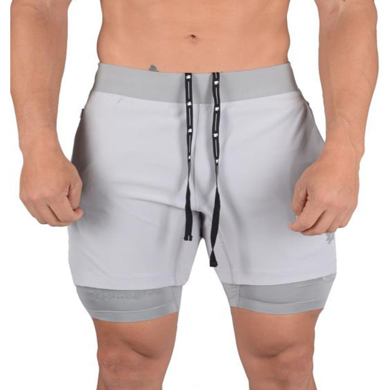 Chris – Sportliche Herren-Laufshorts aus Premium Veganleder für das Fitnessstudio