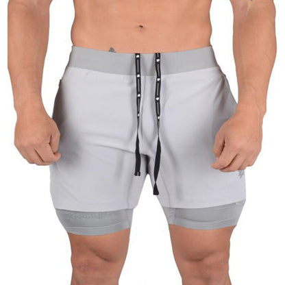 Chris – Sportliche Herren-Laufshorts aus Premium Veganleder für das Fitnessstudio