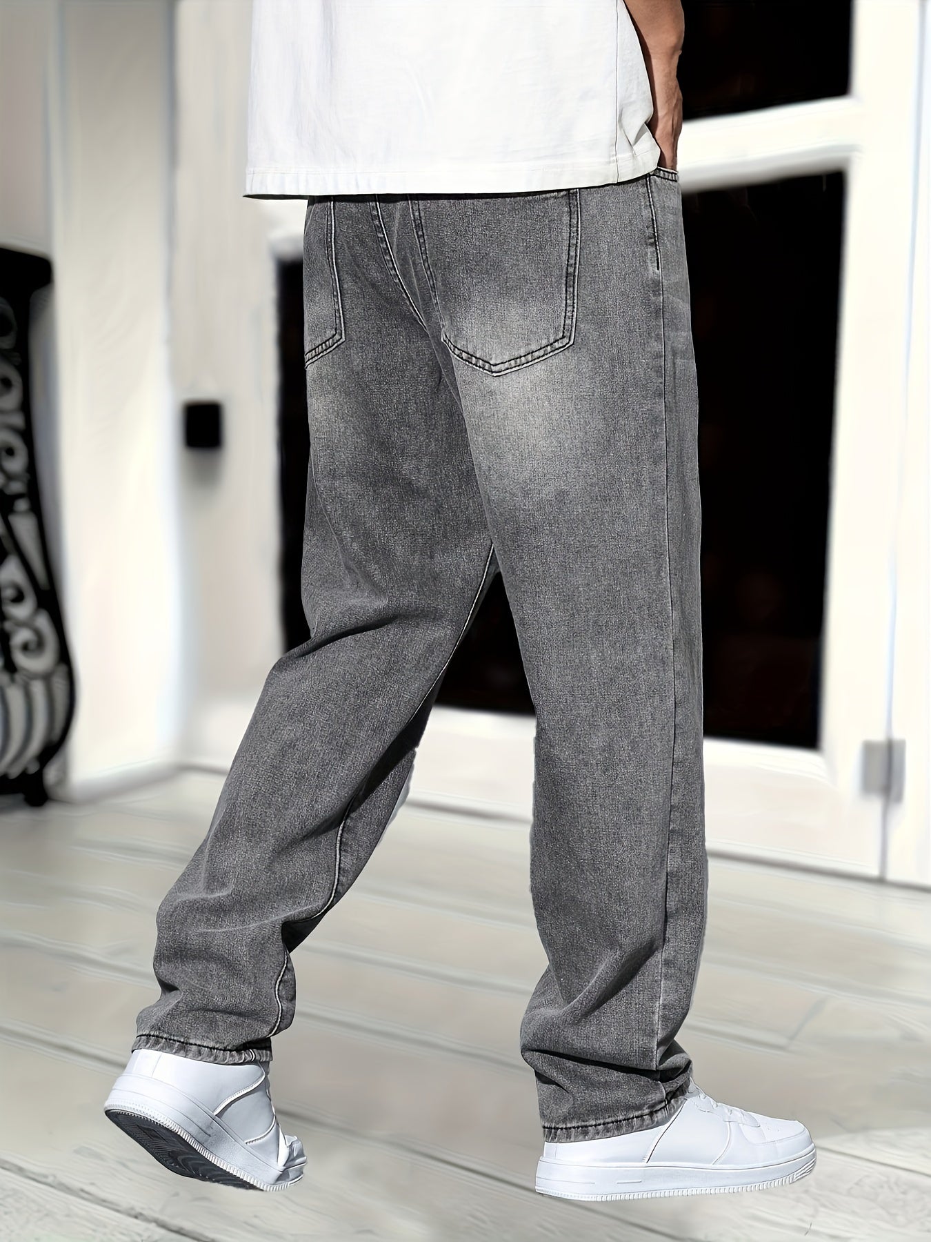 Herren Relaxed Fit Jeans – Urban Style für Alltag und Freizeit