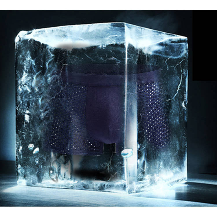 Leon – Atmungsaktive Herrenunterwäsche aus Eissilk mit Mesh