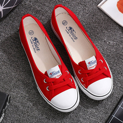 Clara – Atmungsaktive flache Damenschuhe aus Canvas