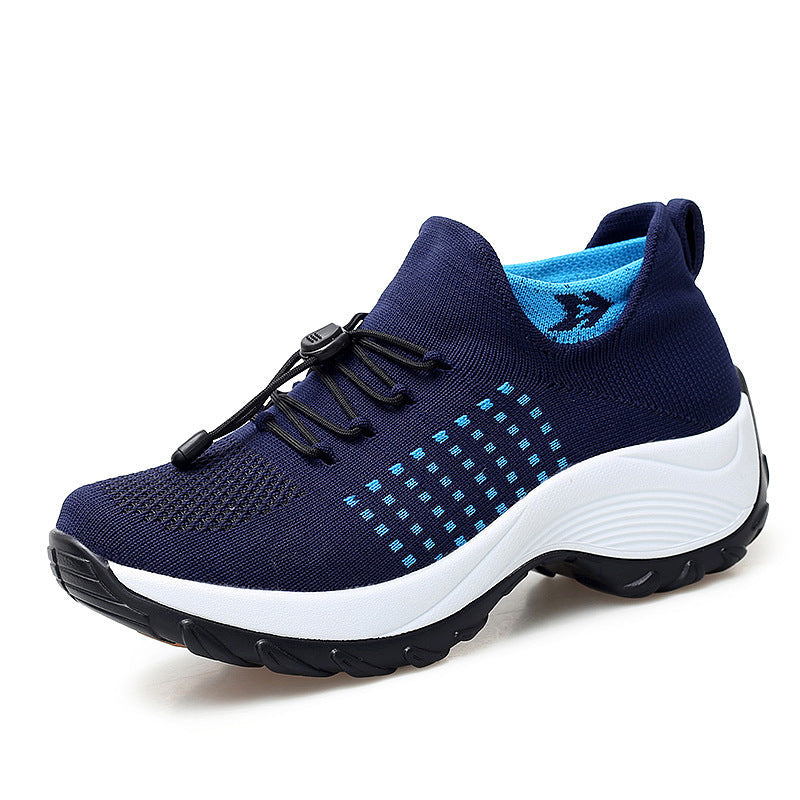 Amanda – Hoch elastische atmungsaktive Sportschuhe für Damen mit fliegendem Gewebe