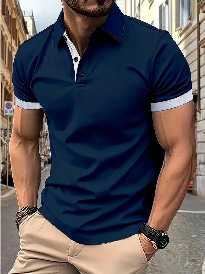 Liam – 3D Poloshirt mit kurzem Ärmel für Herren