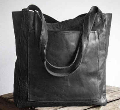 Wendy – Tragetasche aus veganem Leder mit Vintage-Design und Tasche