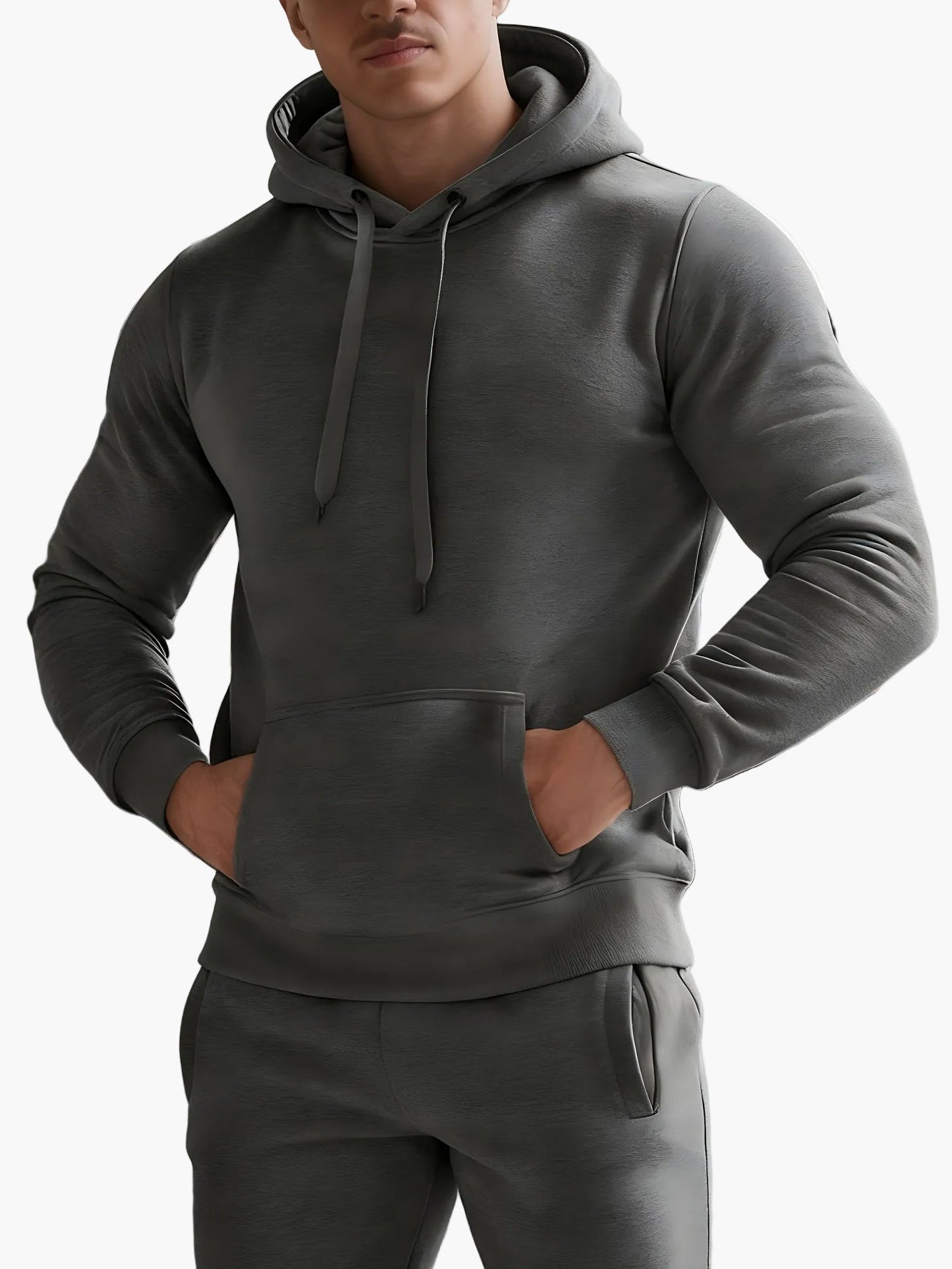 Herren Kapuzenpullover Trainingsanzug Set – Modernes Freizeit-Outfit für Sport & Alltag