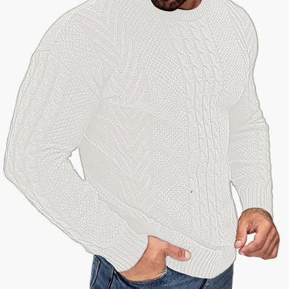 Herren Strickpullover Grobstrick Modern Casual Winterpullover