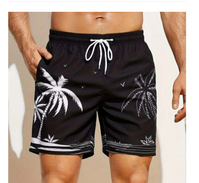 Howard – Lockere Herren Strandhose mit 3D-Print-Muster