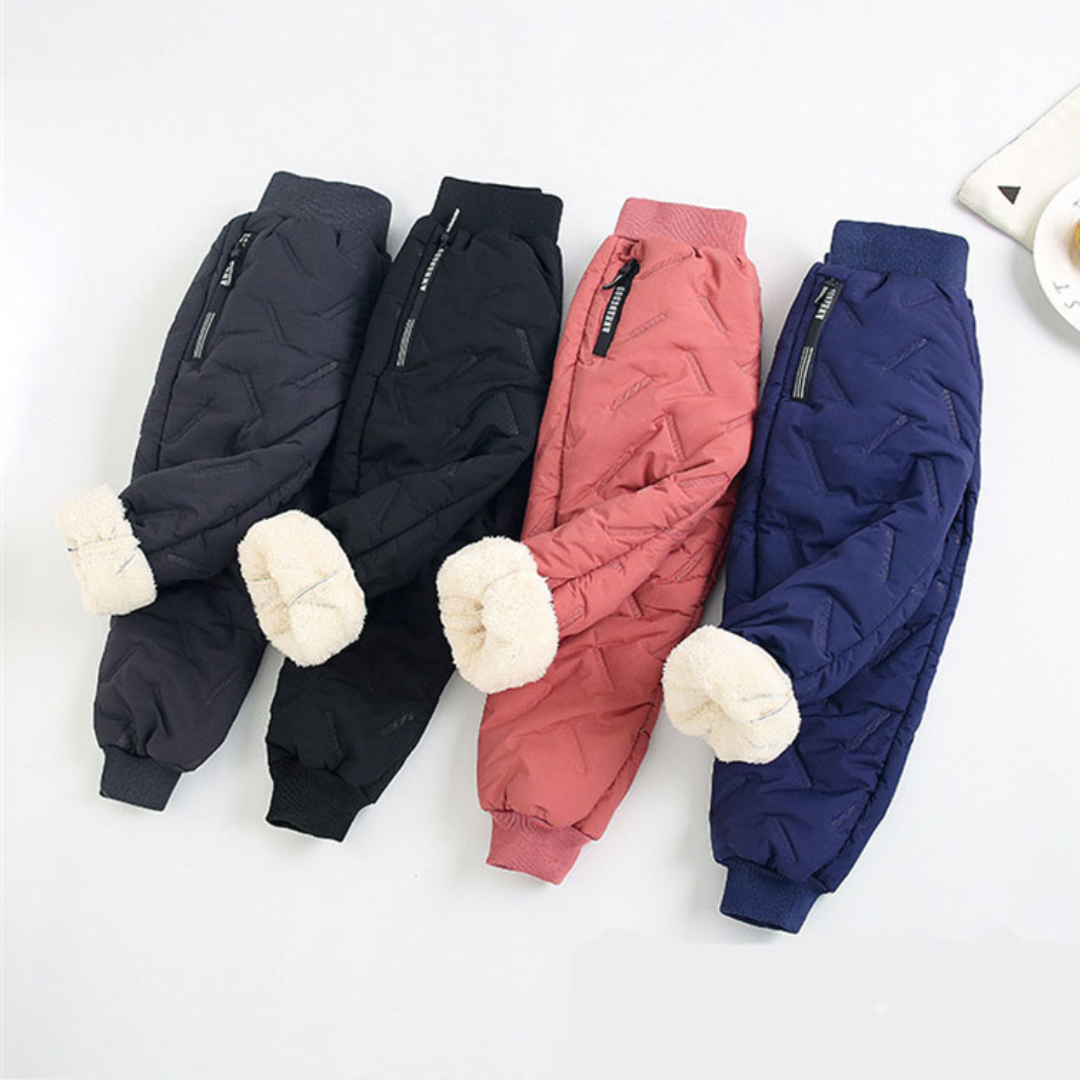 Kinder Outdoor Winter Thermohose – Wasserdicht & Gefüttert für Jungen und Mädchen – Sportliche Schneehose für Aktivitäten