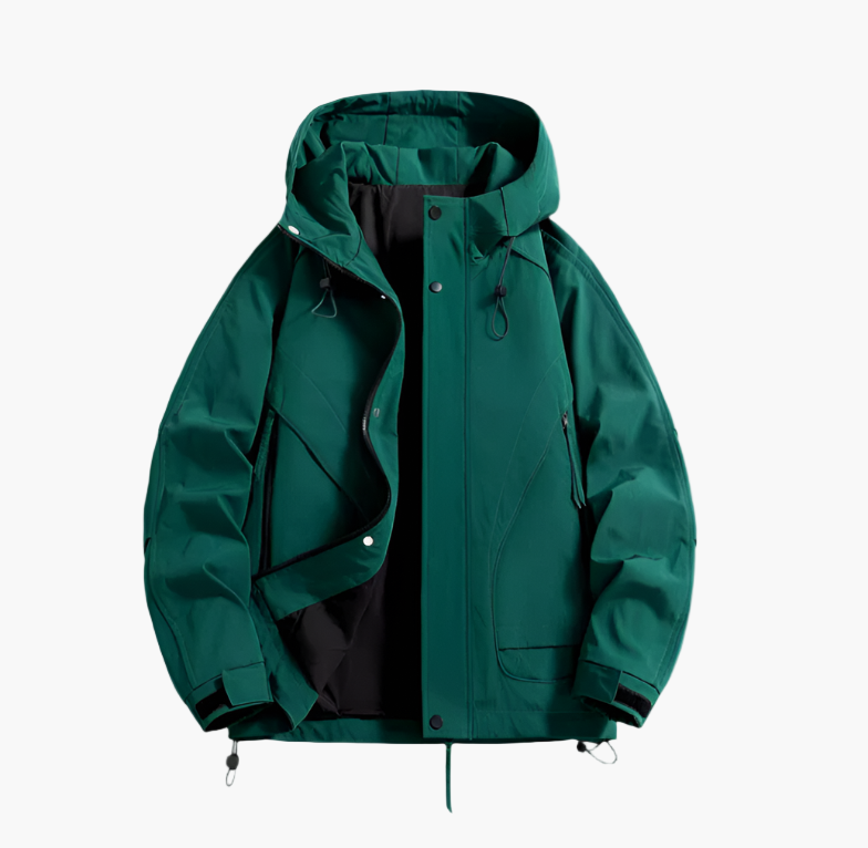 Herren Outdoor Windbreaker Jacke – Wasserdicht, Winddicht, Atmungsaktiv, Allrounder für Freizeit und Abenteuer
