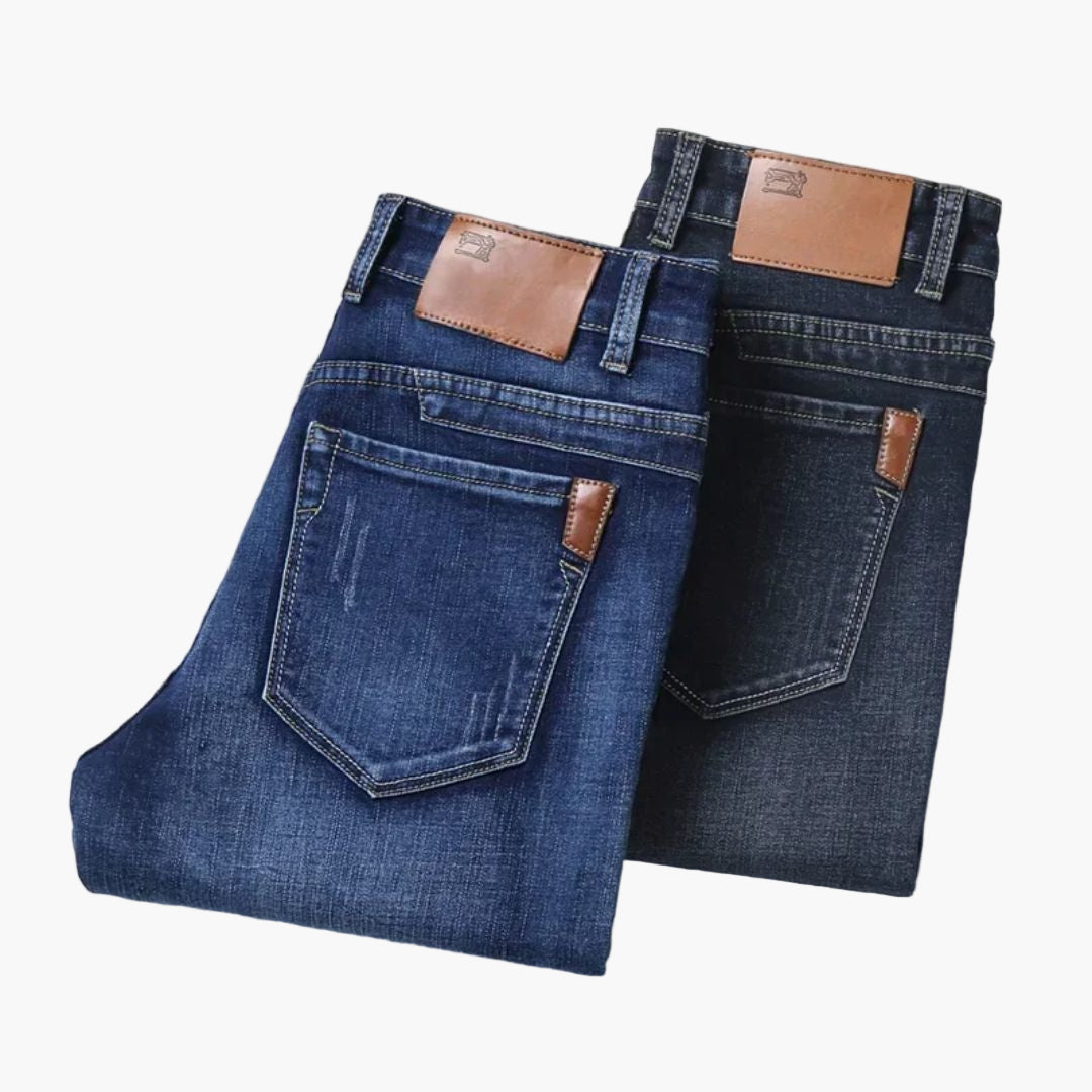 Herren Slim Fit Stretch Jeans – Klassischer Style für Alltag und Freizeit