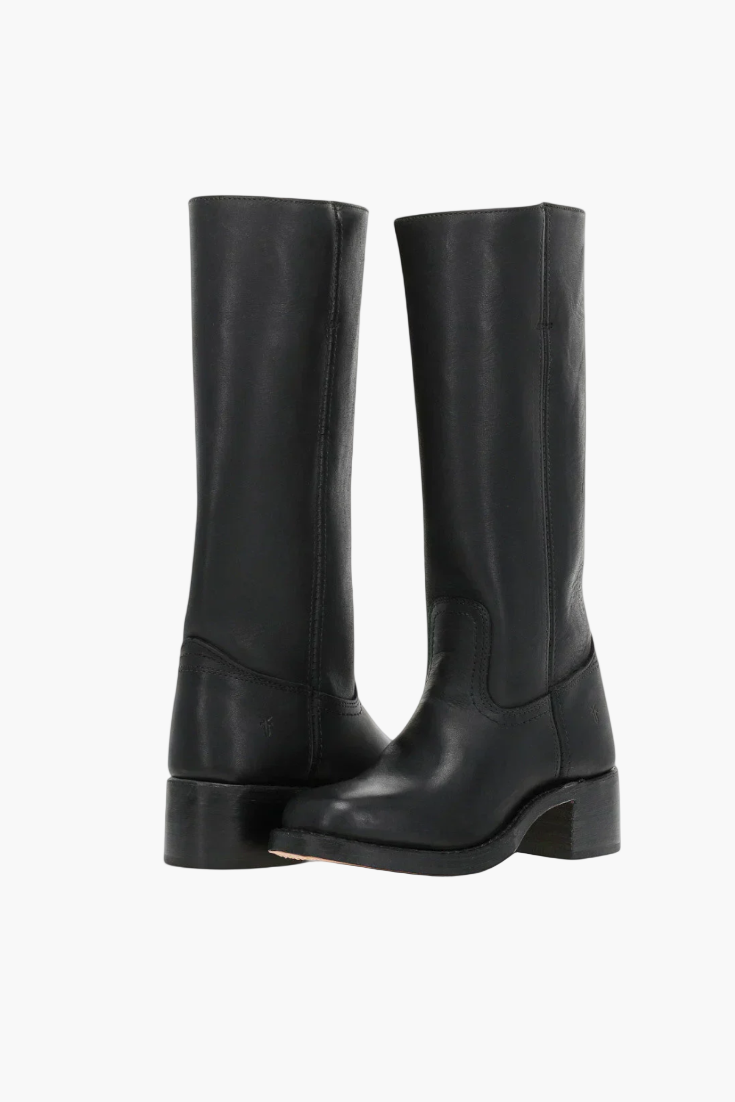 Damen Klassische Stiefel mit Blockabsatz – Modischer Alltags-Look