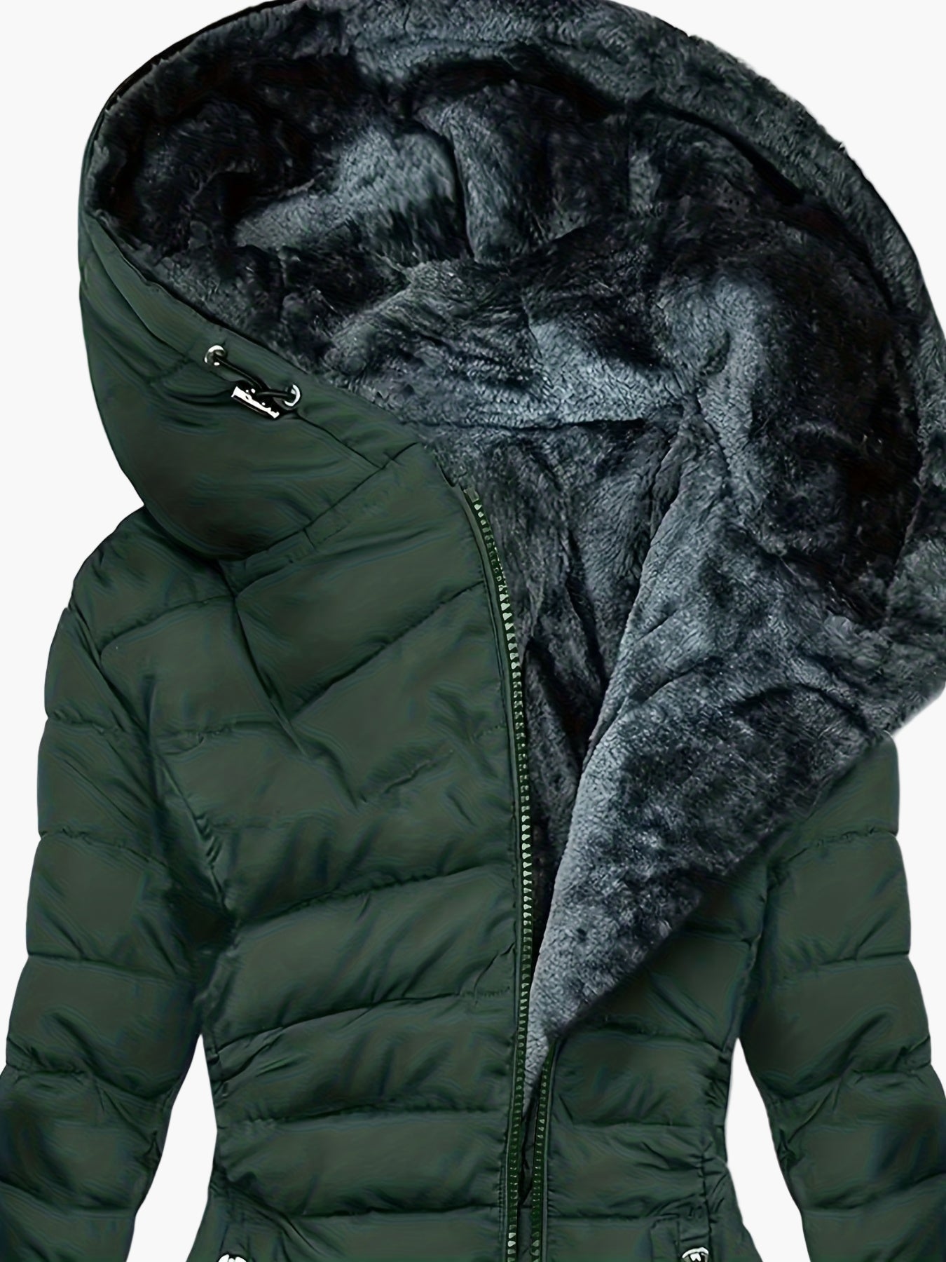 Damen Winter Steppmantel mit Kapuze – Eleganter Outdoor Parka für kalte Tage