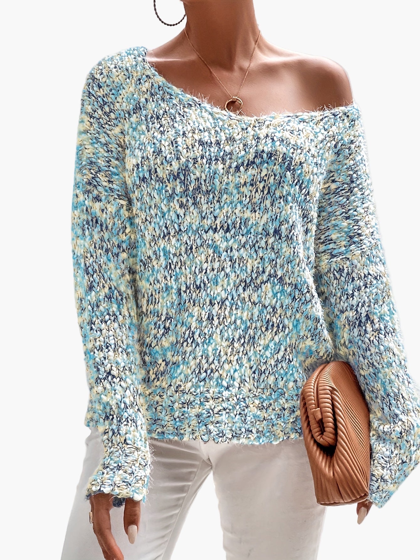 Damen Pullover im lockeren Casual-Stil – Modischer Strickpullover für Alltag und Freizeit